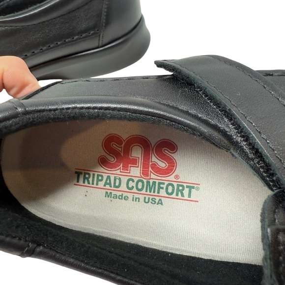 SAS Roamer Women’s Size 6.5 M Work Comfort Shoes Black Leather New - Picture 7 of 8